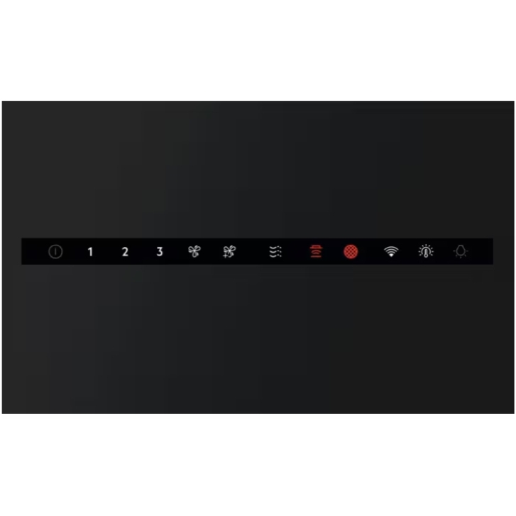 AEG NDV8761CT 60cm Chimney Cooker Hood, Black, A Rated