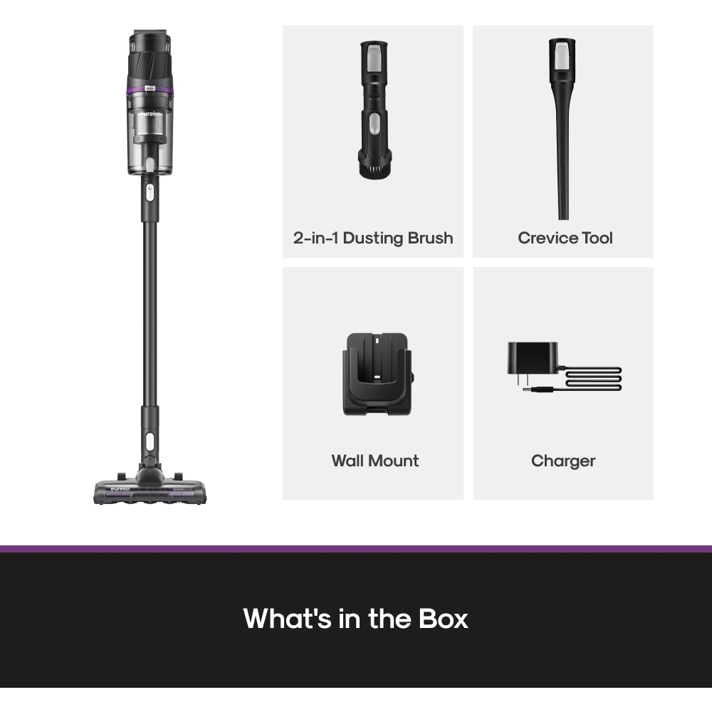  NEC520BK Cordless Vacuum Cleaner, Purple