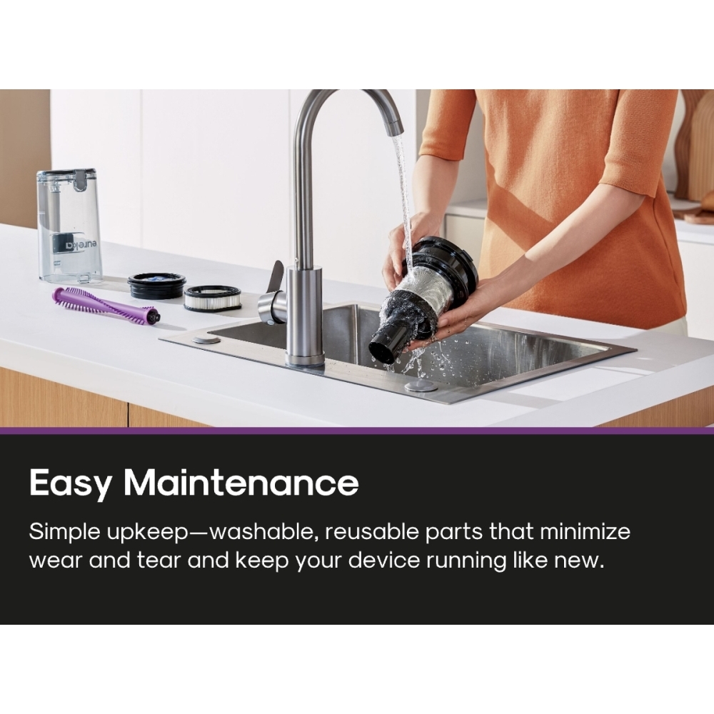  NEC520BK Cordless Vacuum Cleaner, Purple