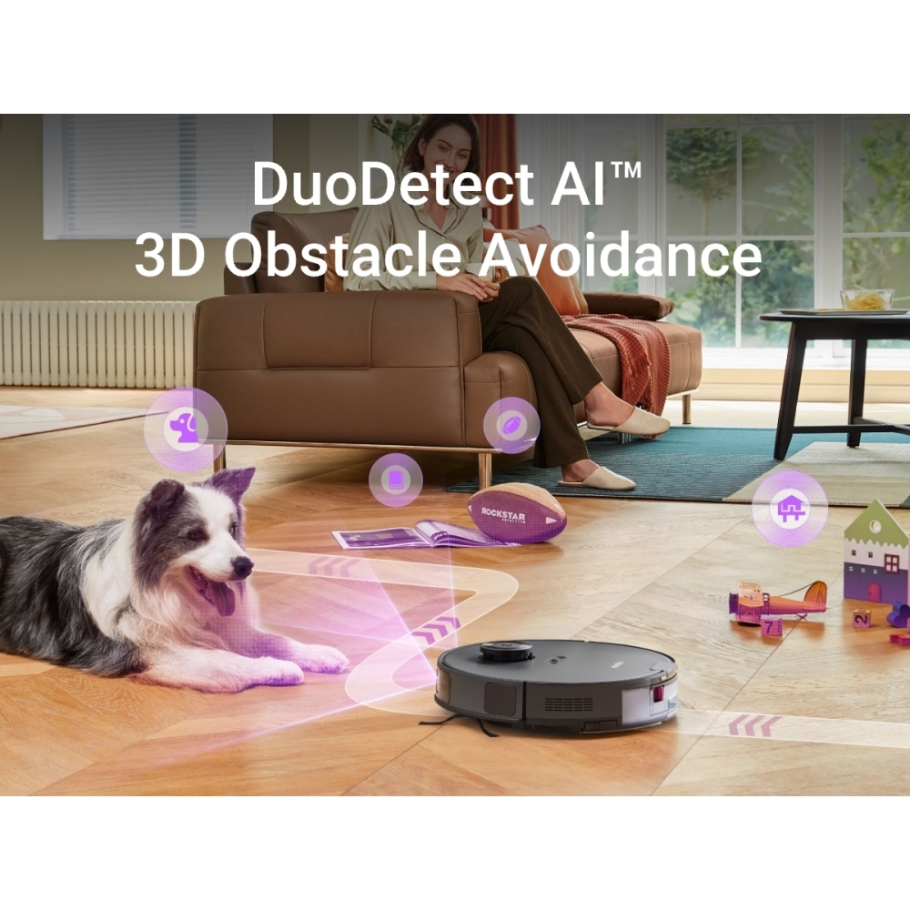  NERE20PLUSBK Robot Vacuum Cleaner, Purple
