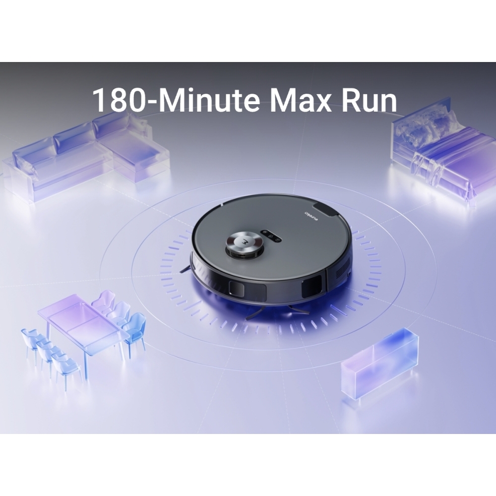  NERE20PLUSBK Robot Vacuum Cleaner, Purple