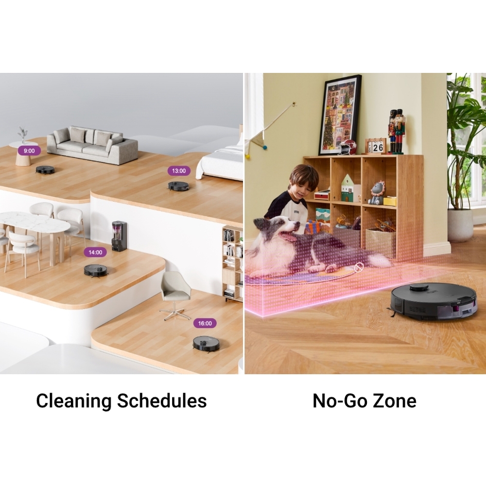  NERE20PLUSBK Robot Vacuum Cleaner, Purple