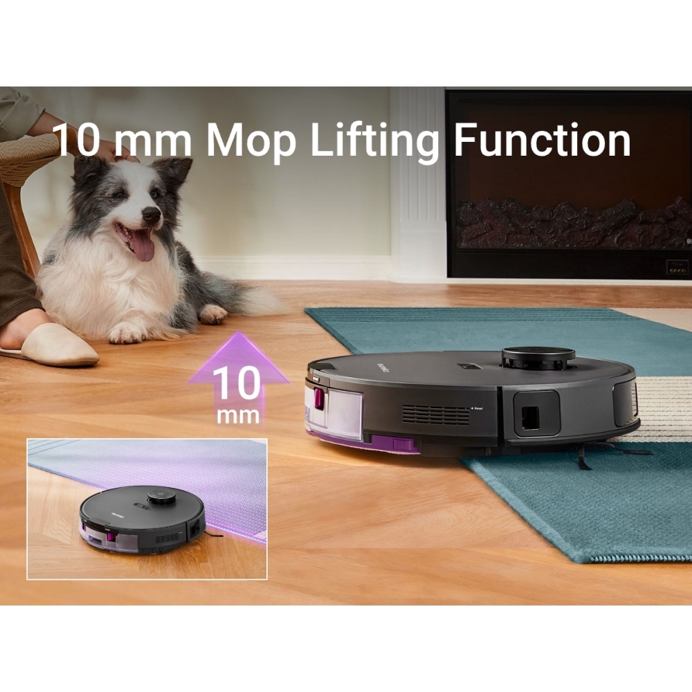  NERE20PLUSBK Robot Vacuum Cleaner, Purple