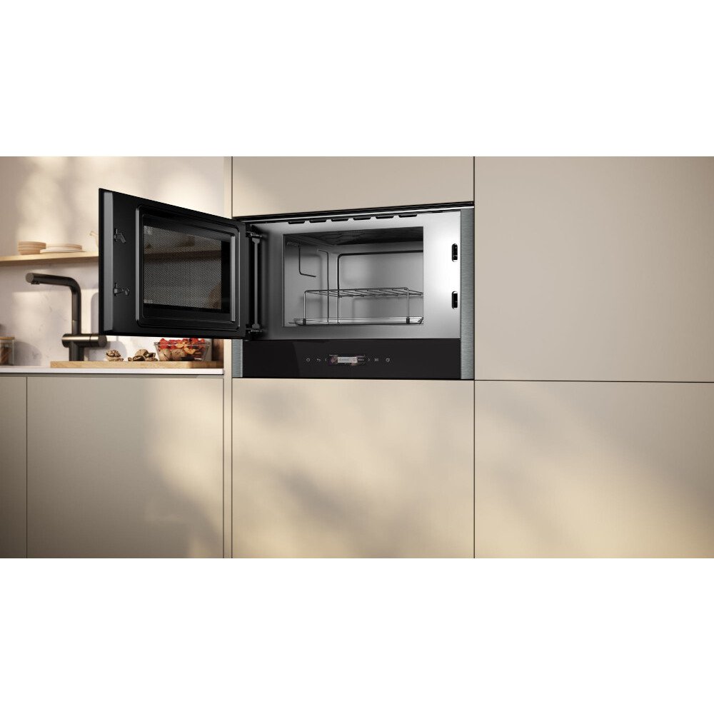 Neff NL4GR31G1B N70 Built-In Microwave with Grill, Graphite Grey