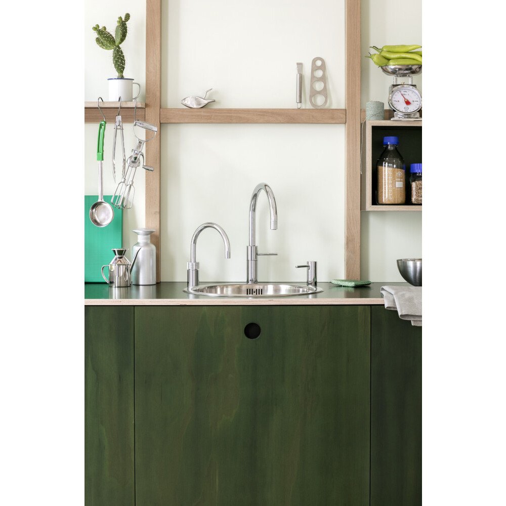 Quooker NMRCHR Chrome Nordic Round Mixer Tap (Tap Only), Chrome