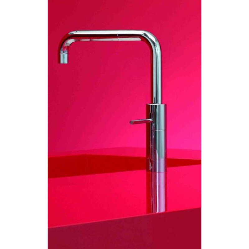 Quooker NMSCHR Nordic Square Mixer Tap (Tap Only), Chrome