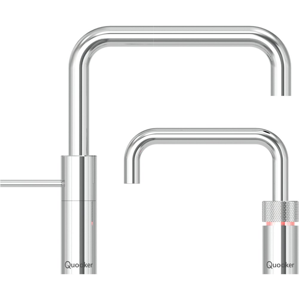Quooker NMSCHR Nordic Square Mixer Tap (Tap Only), Chrome