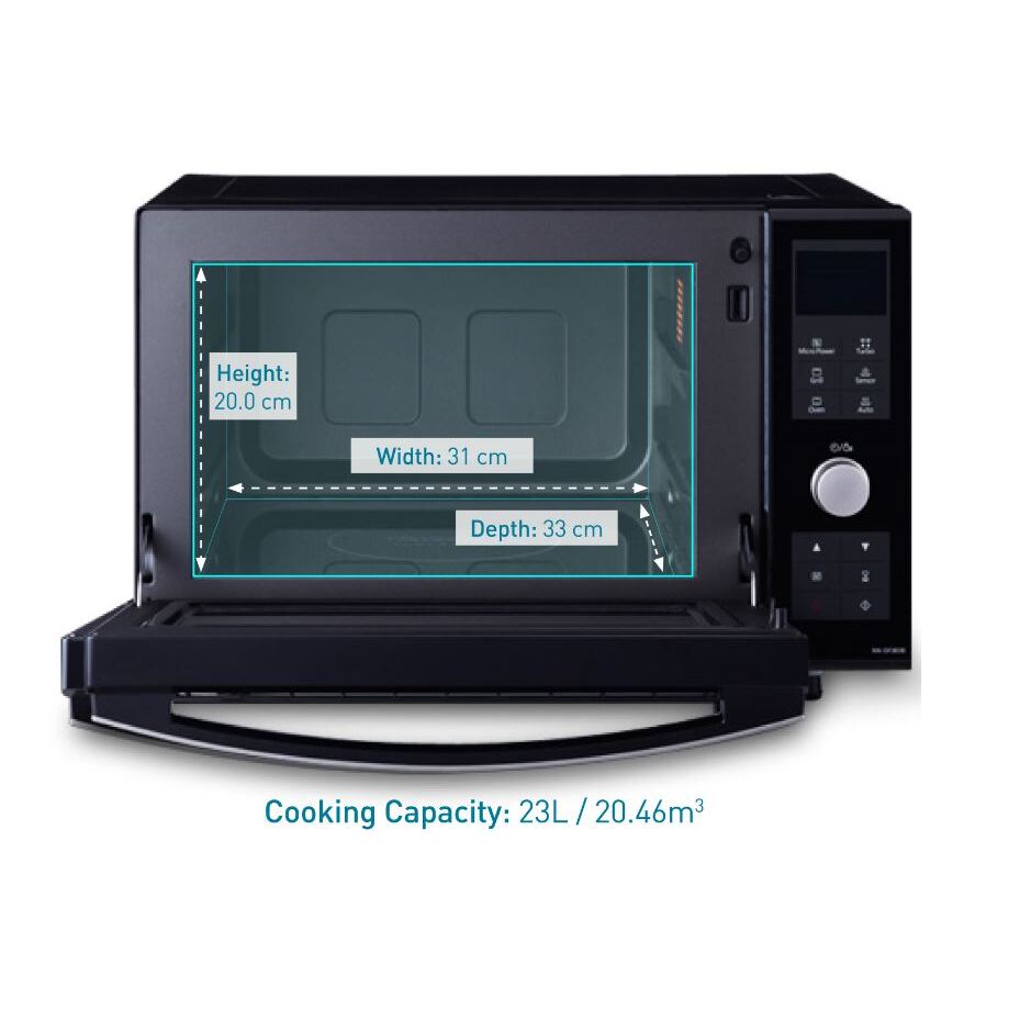 Buy Panasonic NNDF386BBPQ Combination Microwave Black Marks Electrical