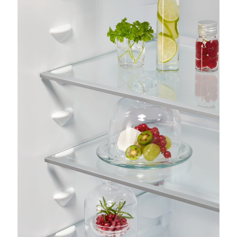 AEG NSC7N18ZES No Frost Integrated Fridge Freezer, Sliding Hinge, 70/30, E Rated