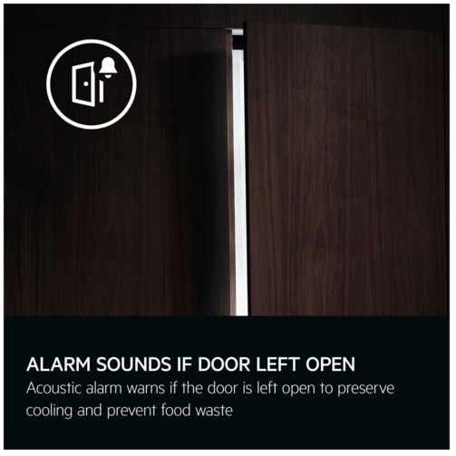 AEG NSK9Z181EC Built-In Larder Fridge, Fixed Hinge, Black, E Rated