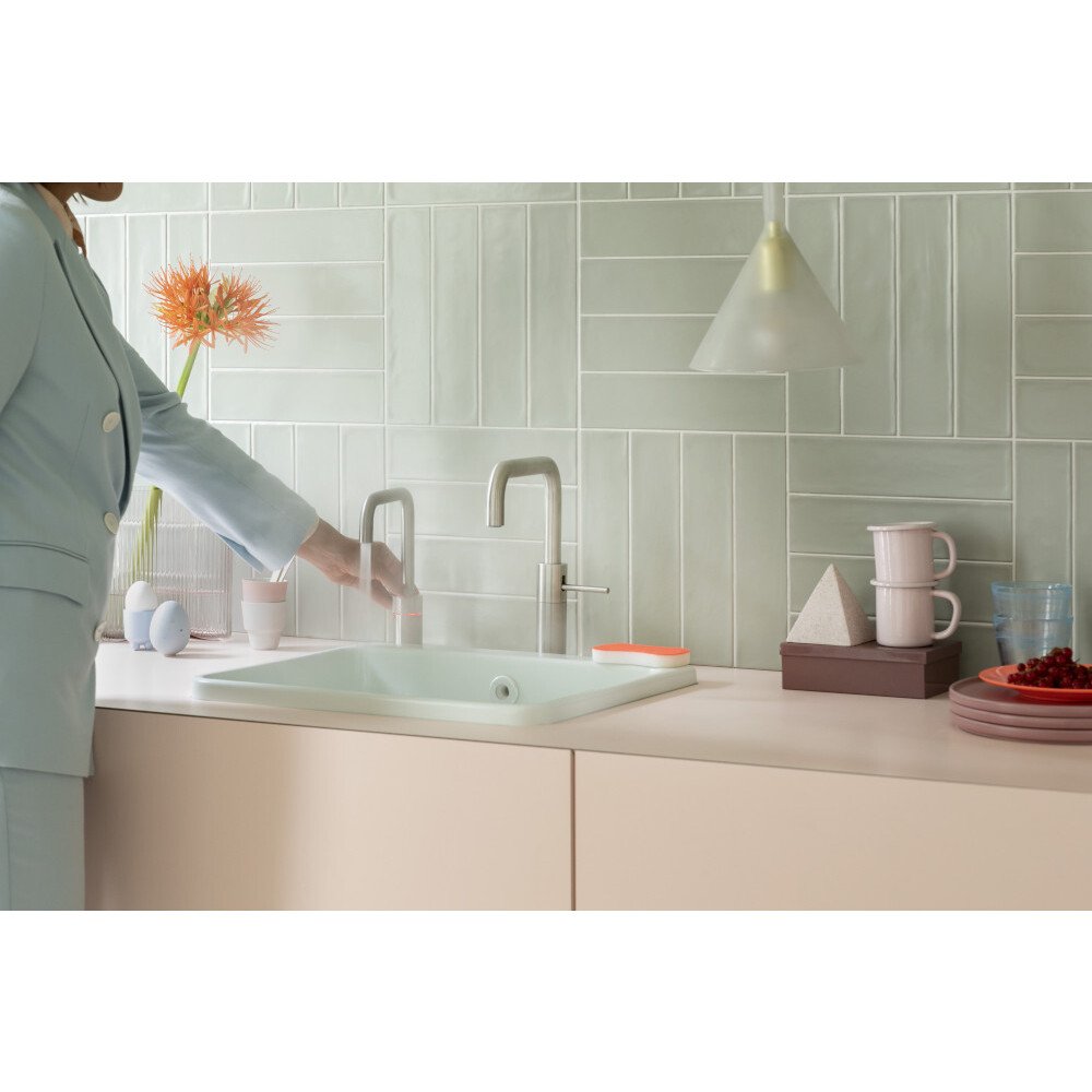 Quooker NSRVS Nordic Square Tap (Tap Only), Stainless Steel