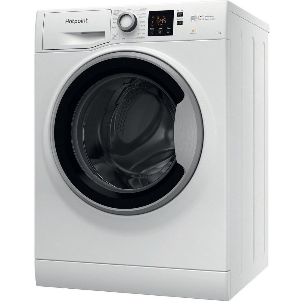 Buy Hotpoint NSWE743UWSUKN Washing Machine White Marks Electrical