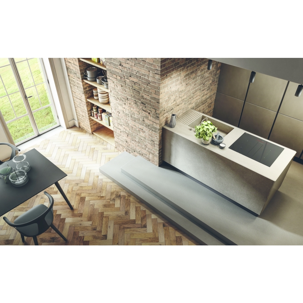 Elica NikolaTesla NT-FIT-60 60cm Vented Hob, Black, A Rated