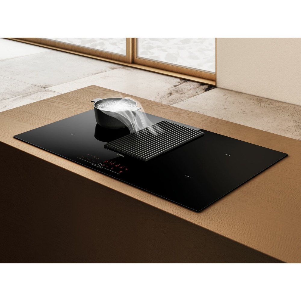 Elica NT-PRIME-PLS-S 83cm Vented Hob, Black, A Rated