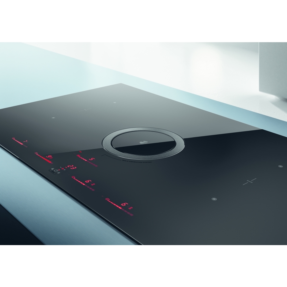 Elica NikolaTesla NT-SWITCH-BK-DO 83cm Vented Hob, Black, A+ Rated