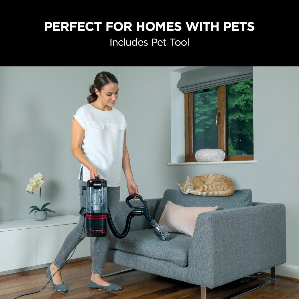 Shark NV602UKT Classic  Upright Pet Vacuum Cleaner, Black