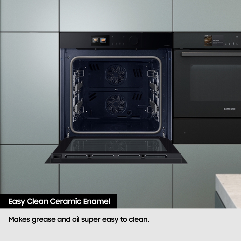 Samsung NV7B41307AS Series 4 Smart Built-In Electric Single Oven with Pyrolytic Cleaning, Stainless Steel, A+ Rated