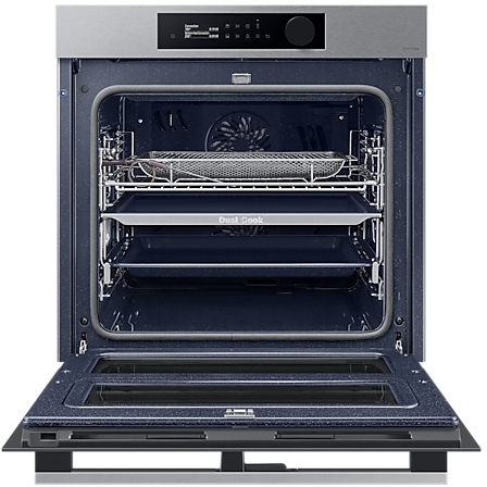 Samsung NV7B5755SAS Series 5 Smart Dual Cook Flex Oven with Pyrolytic Cleaning, Stainless Steel, A+ Rated