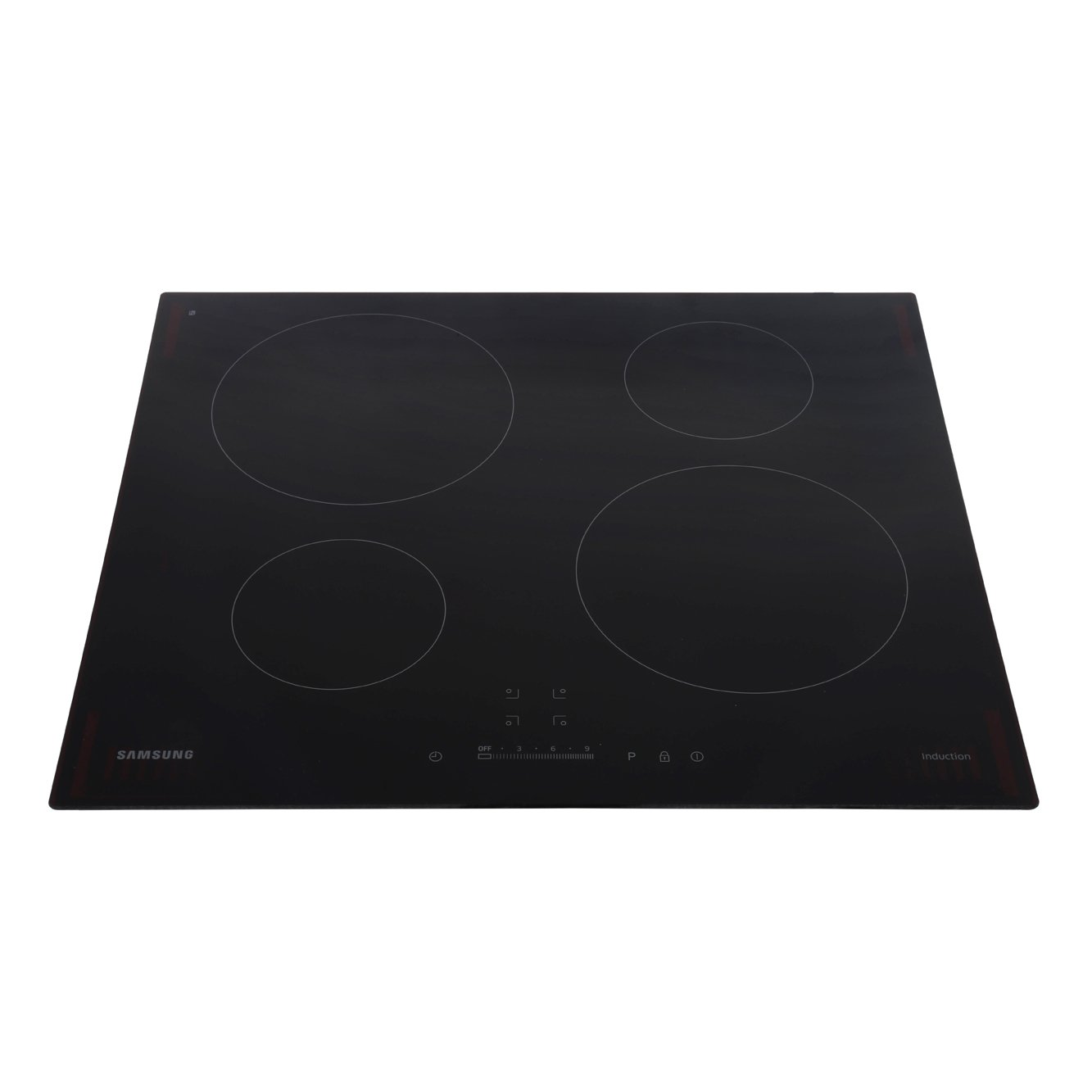 Samsung NZ64H37070K Series 3 Induction Hob with Powerful Induction Cooking - Black, Black - Ceramic Glass