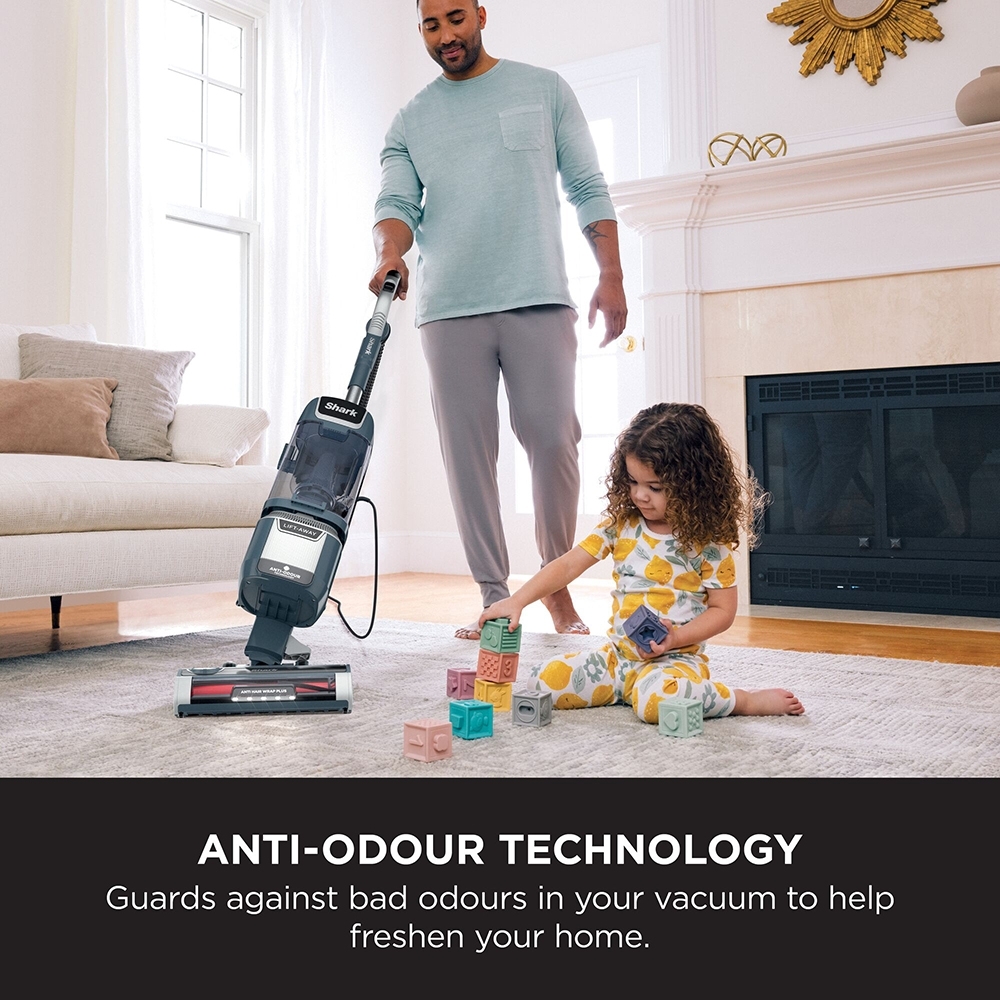 Shark NZ780UKT Anti Hair Wrap Plus Upright Pet Vacuum with Lift-Away, Grey