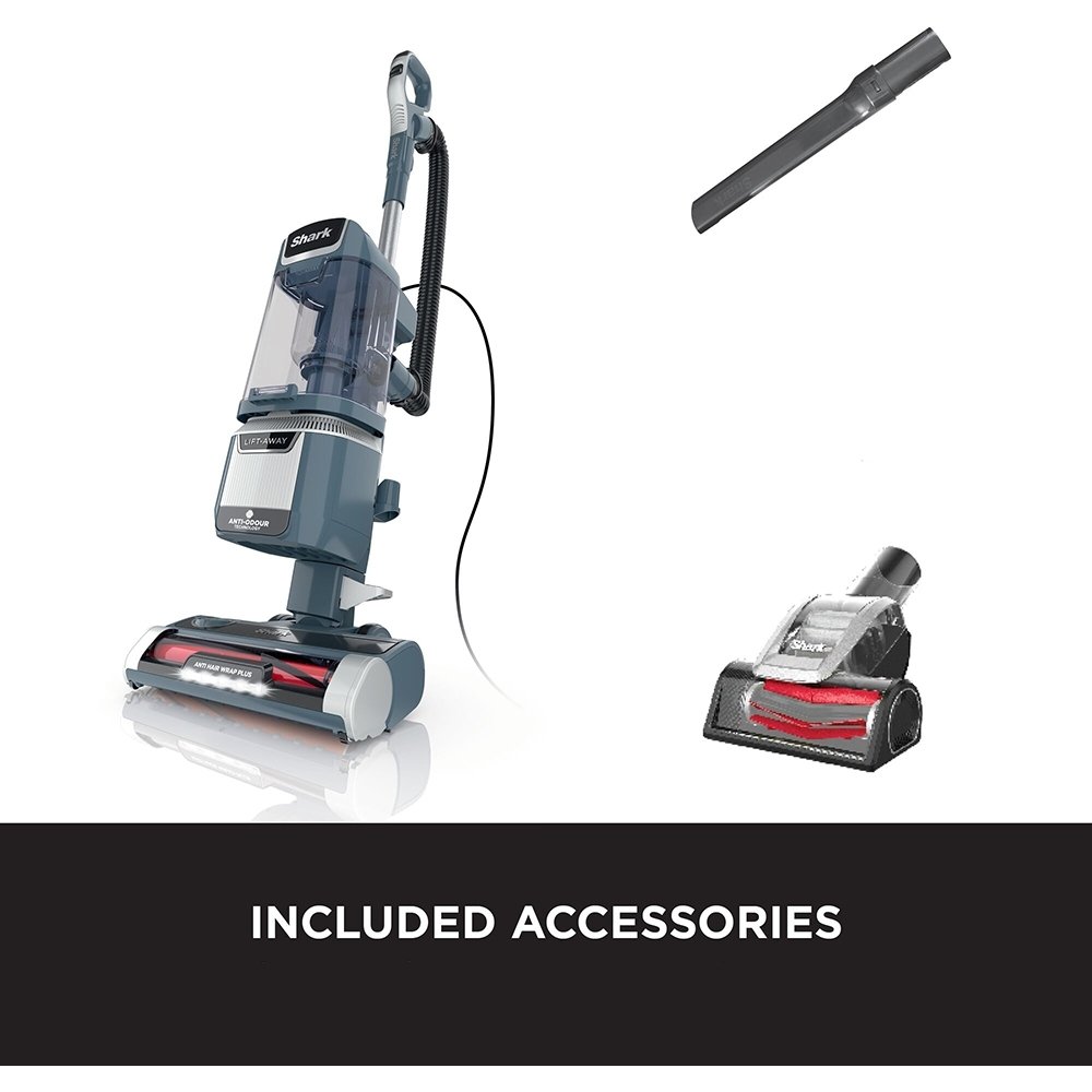 Shark NZ780UKT Anti Hair Wrap Plus Upright Pet Vacuum with Lift-Away, Grey
