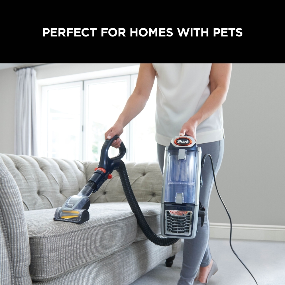 Shark NZ801UKT Classic Anti Hair Wrap Upright Pet Vacuum Cleaner, Blue