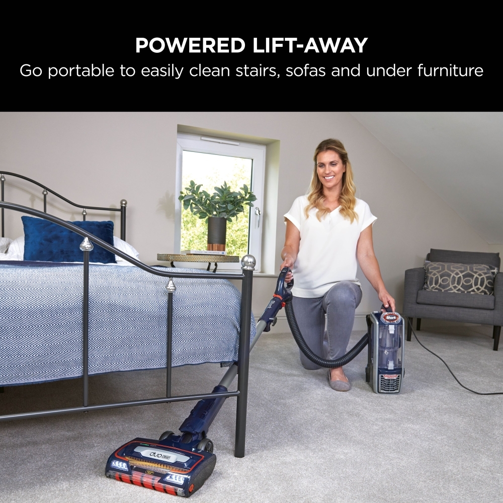 Shark NZ801UKT Classic Anti Hair Wrap Upright Pet Vacuum Cleaner, Blue