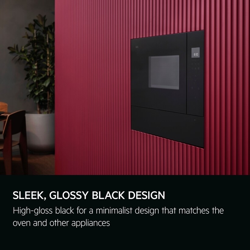 AEG OB6GM171SB Built-In Microwave with Grill, Black