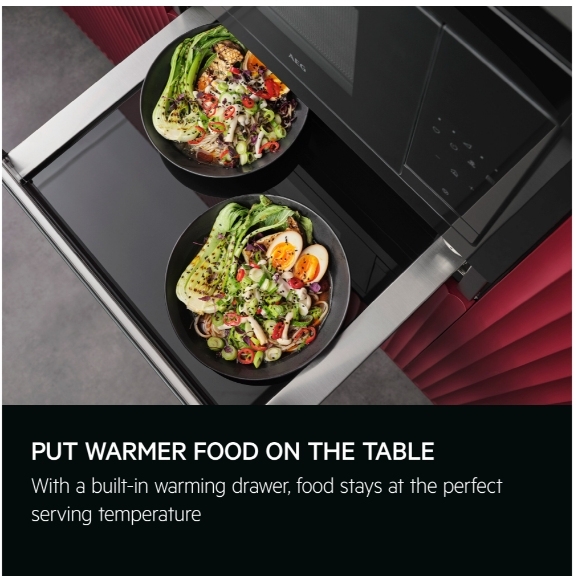 AEG OD8K11B Warming Drawer, Black