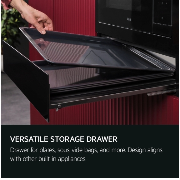 AEG OD8K11B Warming Drawer, Black