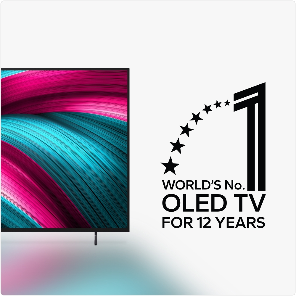 LG OLED42C55LA 42" OLED Smart Television, 4K Ultra HD, Black, G Rated