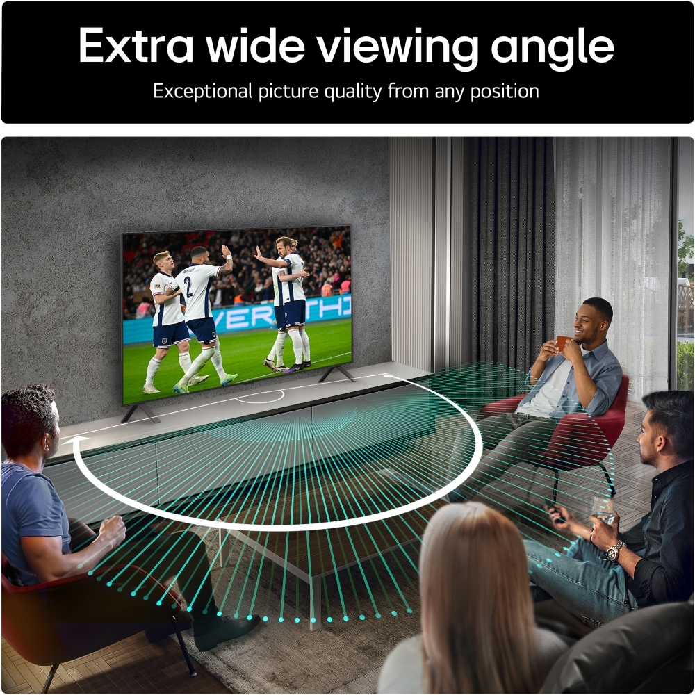 LG OLED48B56LA 48" OLED Smart Television, 4K Ultra HD, Black, G Rated