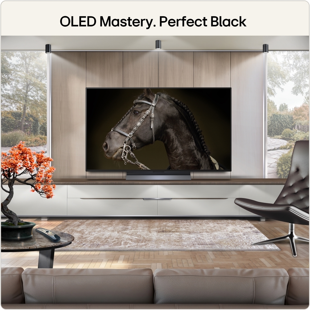 LG OLED48C66LB.AEK 48" OLED evo Smart Television, 4K Ultra HD, in bright and dark rooms, F Rated