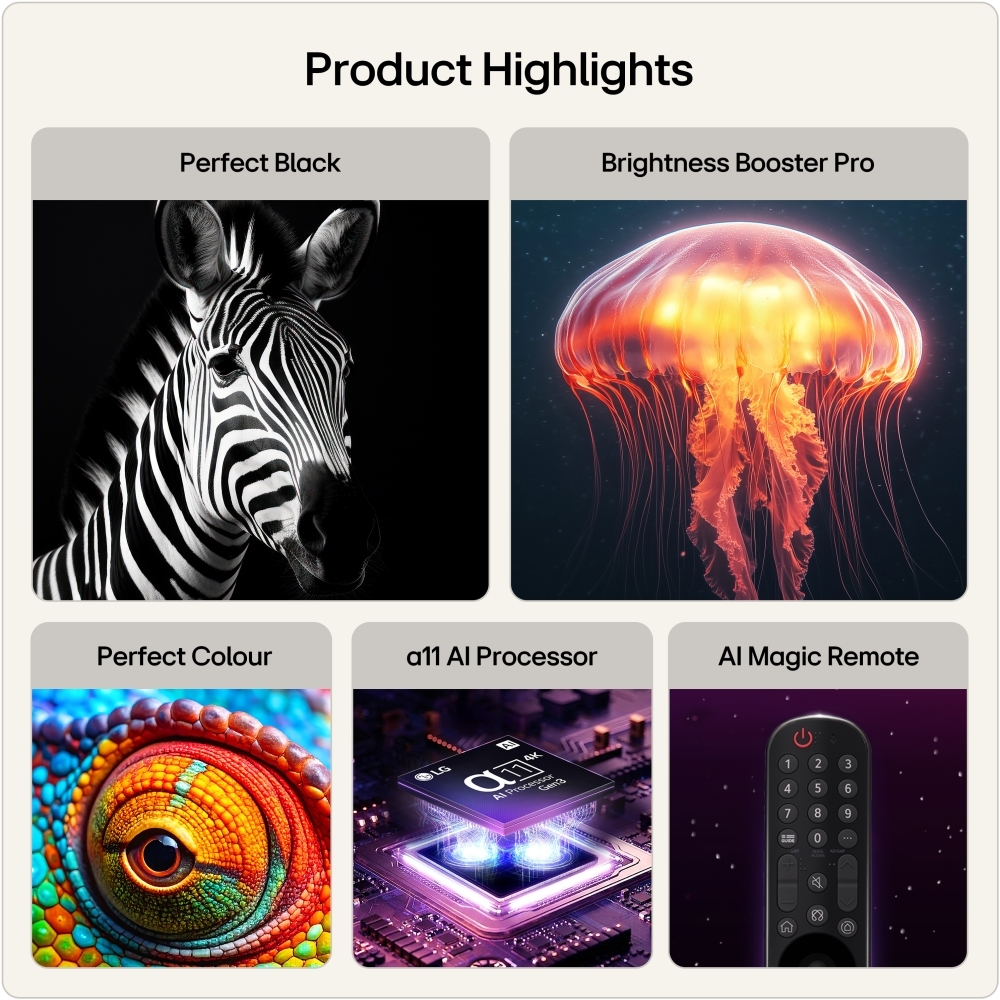 LG OLED48G66LS.AEK 48" OLED evo Smart Television, 4K Ultra HD, in bright and dark rooms, E Rated