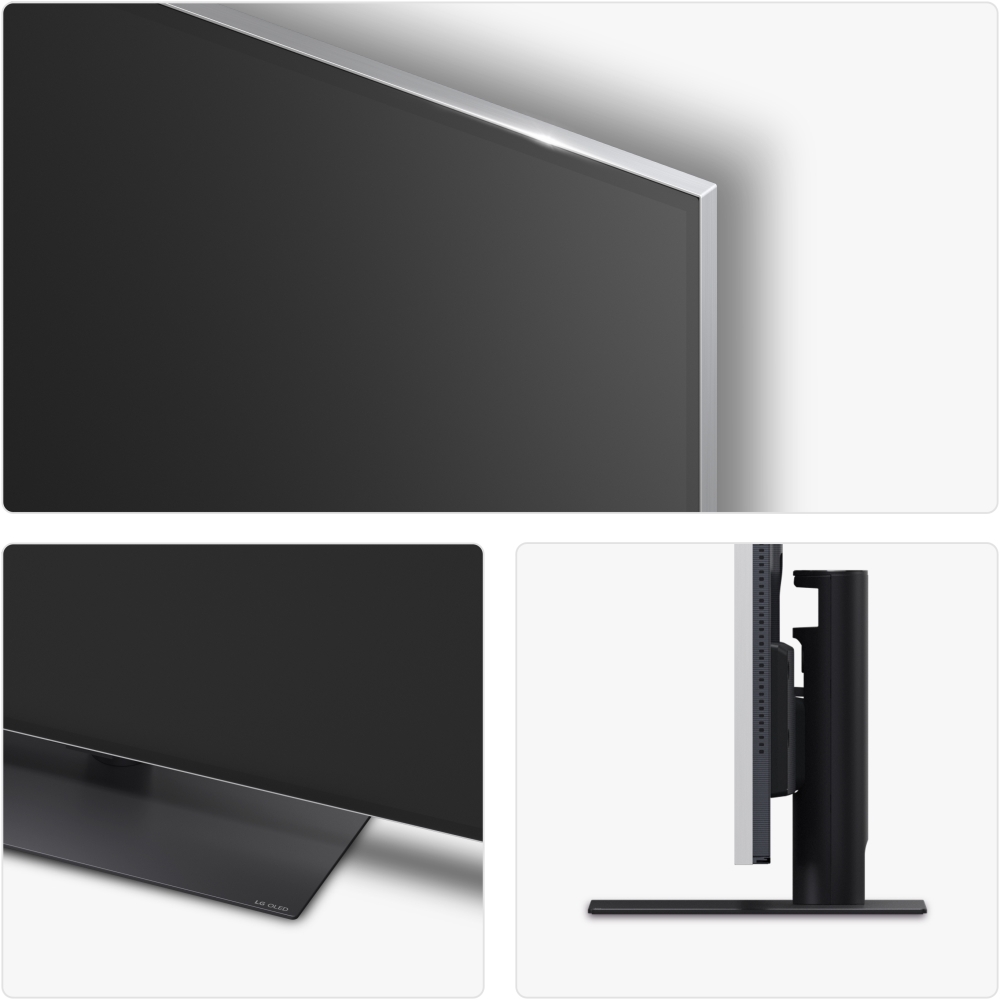 LG OLED55G56LS 55" OLED Smart Television, 4K Ultra HD, Silver, E Rated