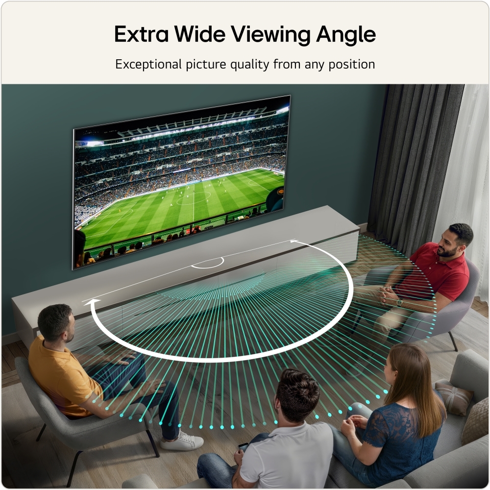 LG OLED55G64LW.AEK 55" OLED evo Smart Television, 4K Ultra HD, in bright and dark rooms, E Rated