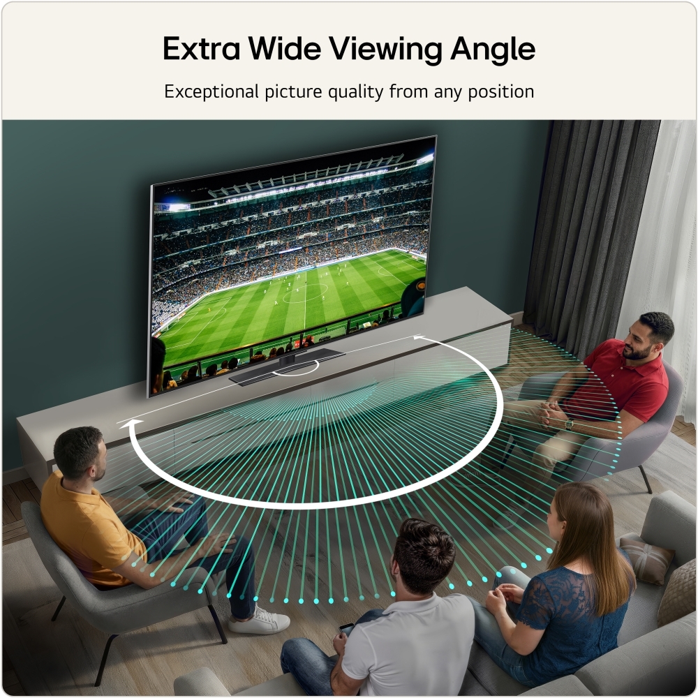 LG OLED55G66LS.AEK 55" OLED evo Smart Television, 4K Ultra HD, in bright and dark rooms, E Rated