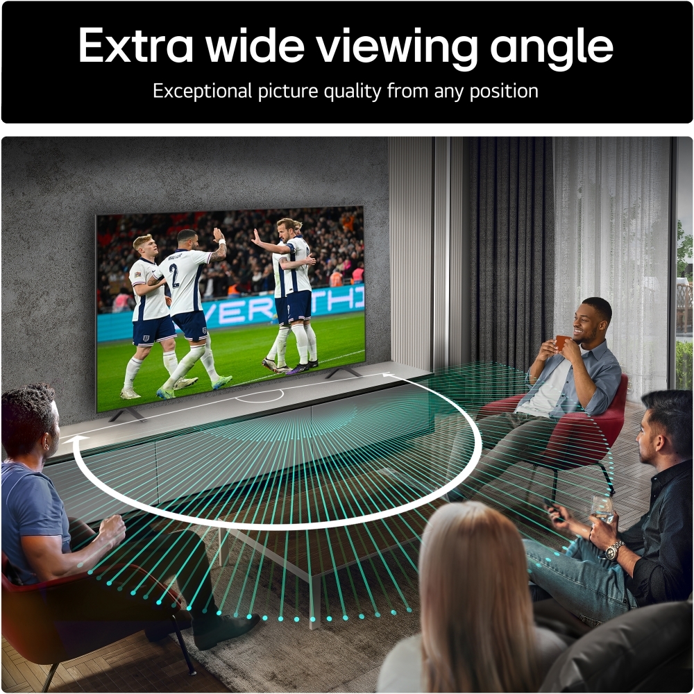 LG OLED65B56LA 65" OLED Smart Television, 4K Ultra HD, Black, F Rated