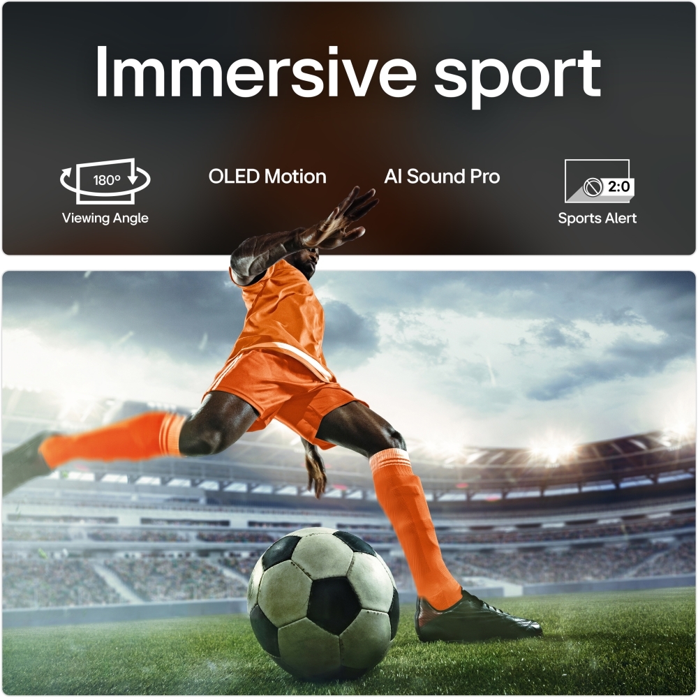 LG OLED65C56LB 65" OLED Smart Television, Umber Brown, 4K Ultra HD, F Rated