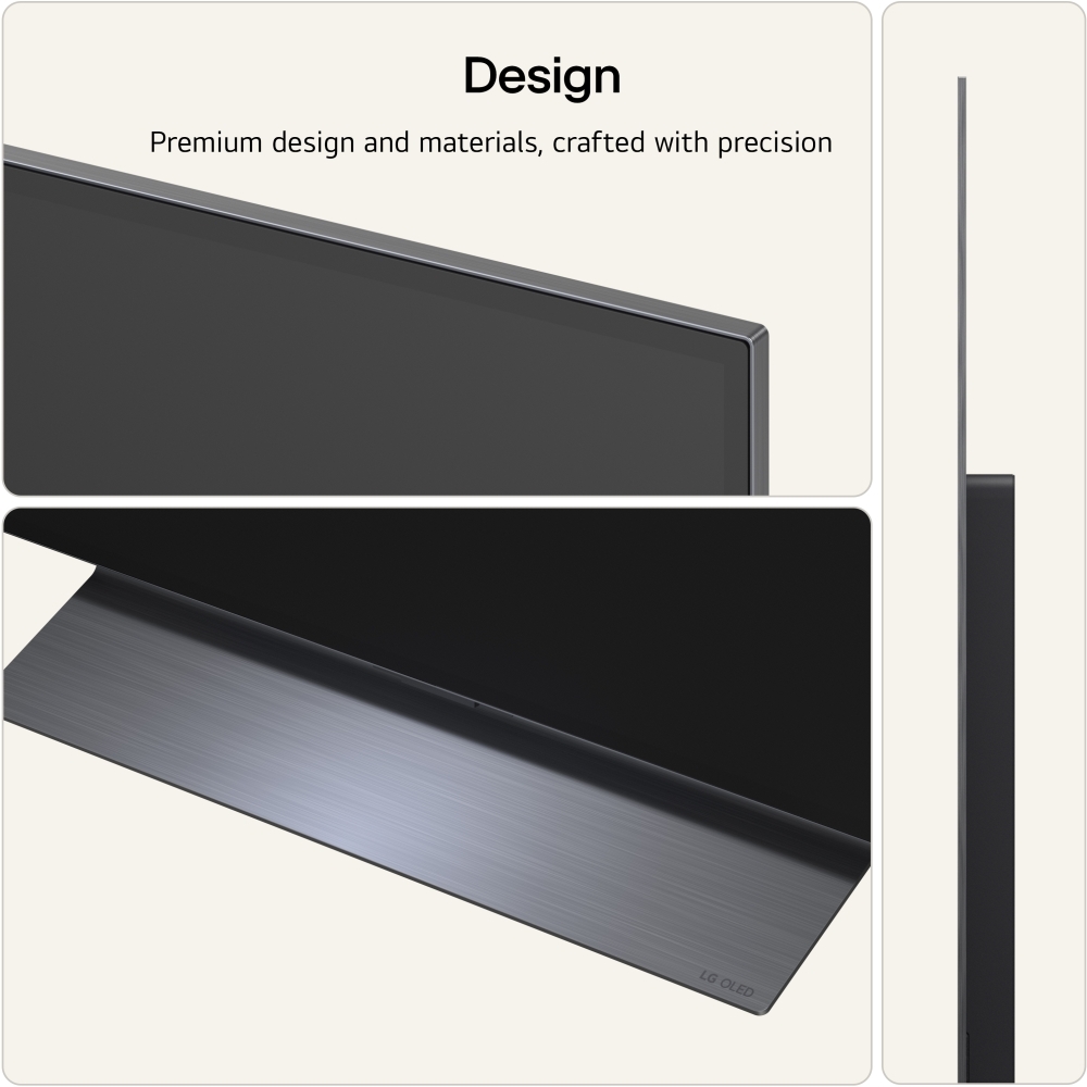 LG OLED65C66LB.AEK 65" OLED Smart Television, 4K Ultra HD, in bright and dark rooms, F Rated