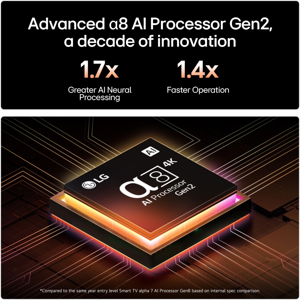 LG OLED77B56LA 77" OLED Smart Television, Umber Brown, 4K Ultra HD, F Rated