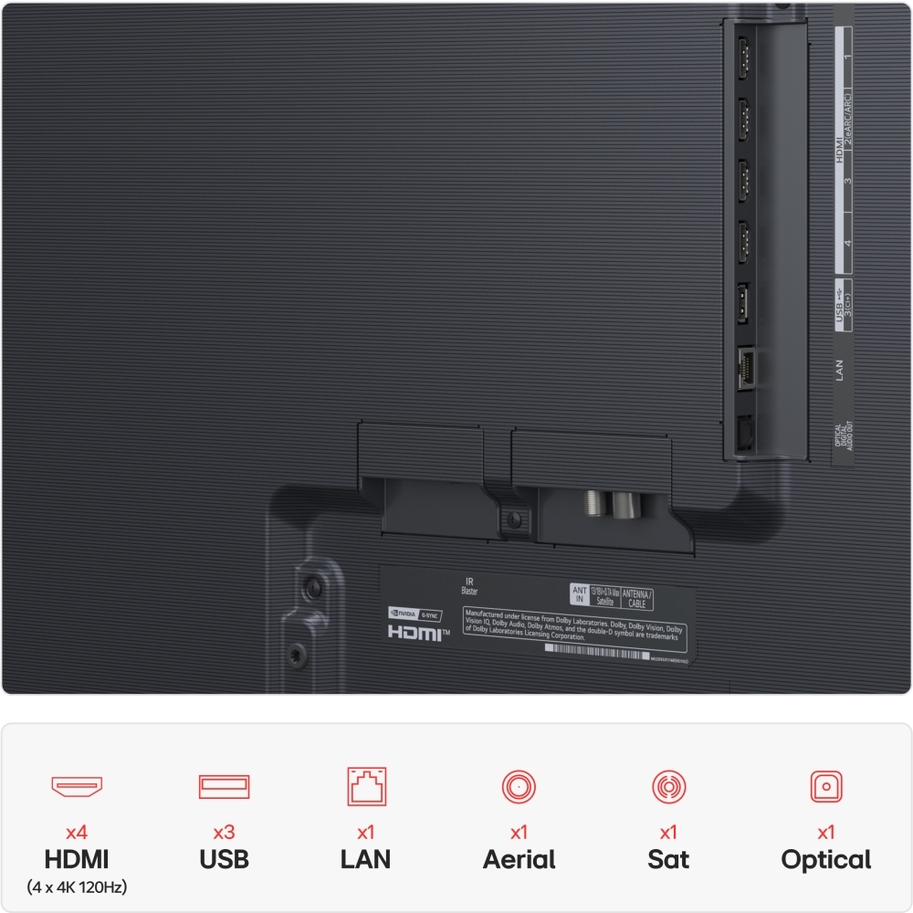 LG OLED77G54LW 77" OLED Smart Television, 4K Ultra HD, Silver, E Rated