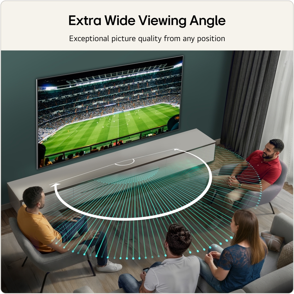 LG OLED77G64LW.AEK 77" OLED evo Smart Television, 4K Ultra HD, in bright and dark rooms, E Rated