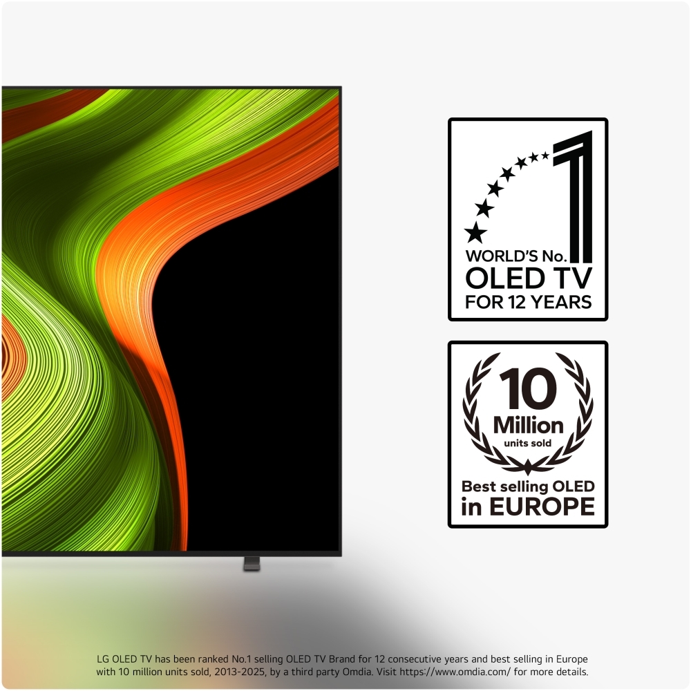 LG OLED83B56LA 83" OLED Smart Television, Umber Brown, 4K Ultra HD, Black, F Rated