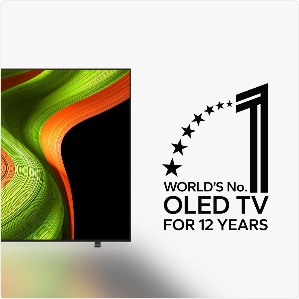 LG OLED83B56LA 83" OLED Smart Television, Umber Brown, 4K Ultra HD, Black, F Rated