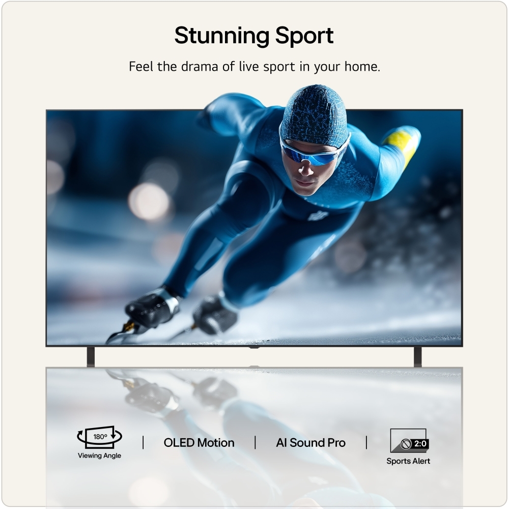 LG OLED83B6ELB.AEK 83" OLED Smart Television, 4K Ultra HD, E Rated