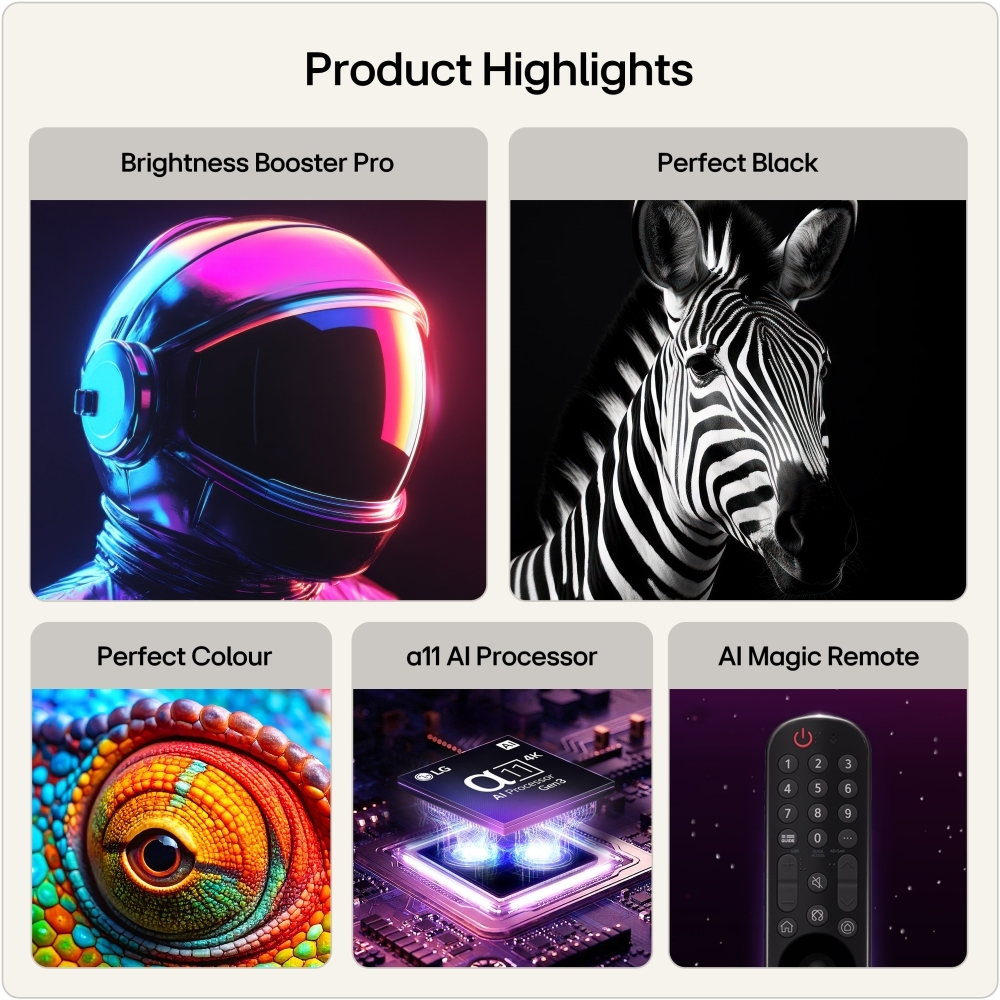 LG OLED83C64LA.AEK 83" OLED evo Smart Television, 4K Ultra HD, in bright and dark rooms, D Rated