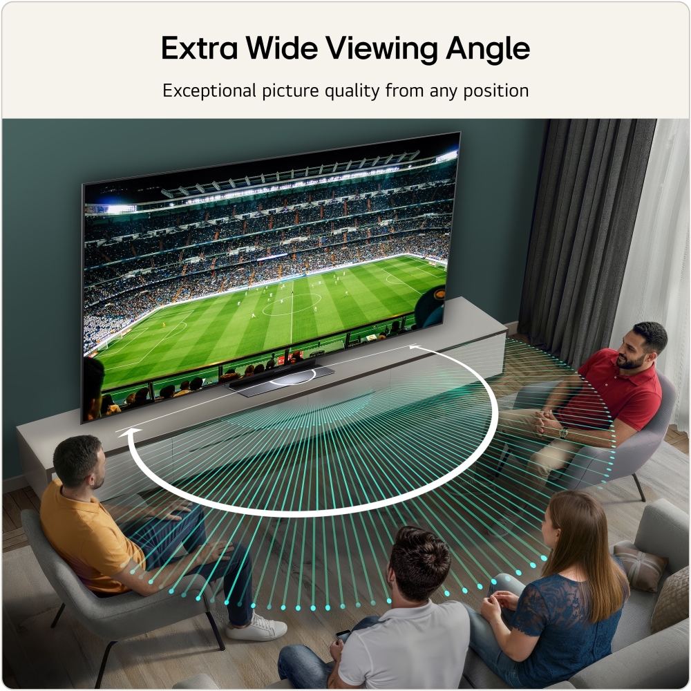 LG OLED83C64LA.AEK 83" OLED evo Smart Television, 4K Ultra HD, in bright and dark rooms, D Rated