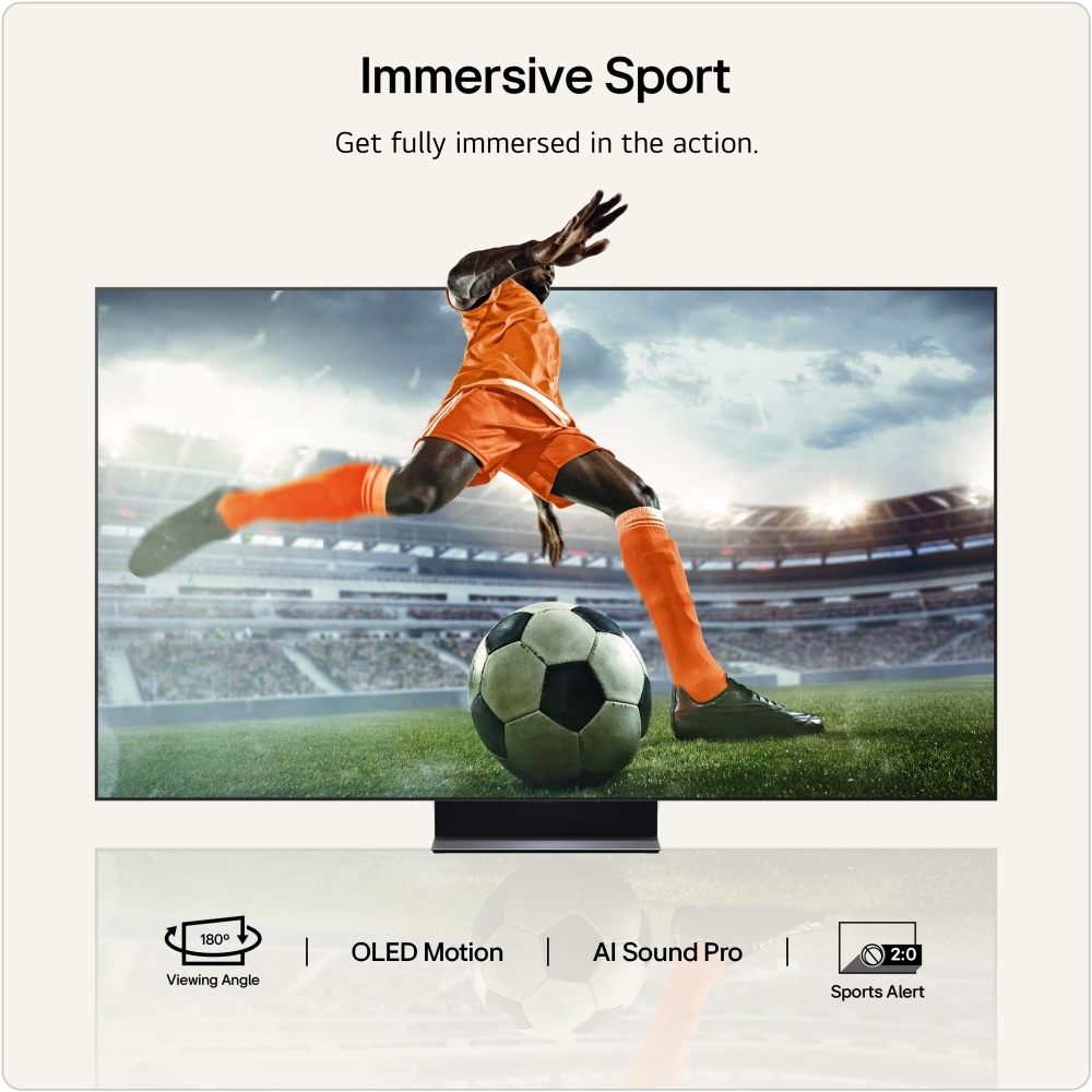 LG OLED83C64LA.AEK 83" OLED evo Smart Television, 4K Ultra HD, in bright and dark rooms, D Rated