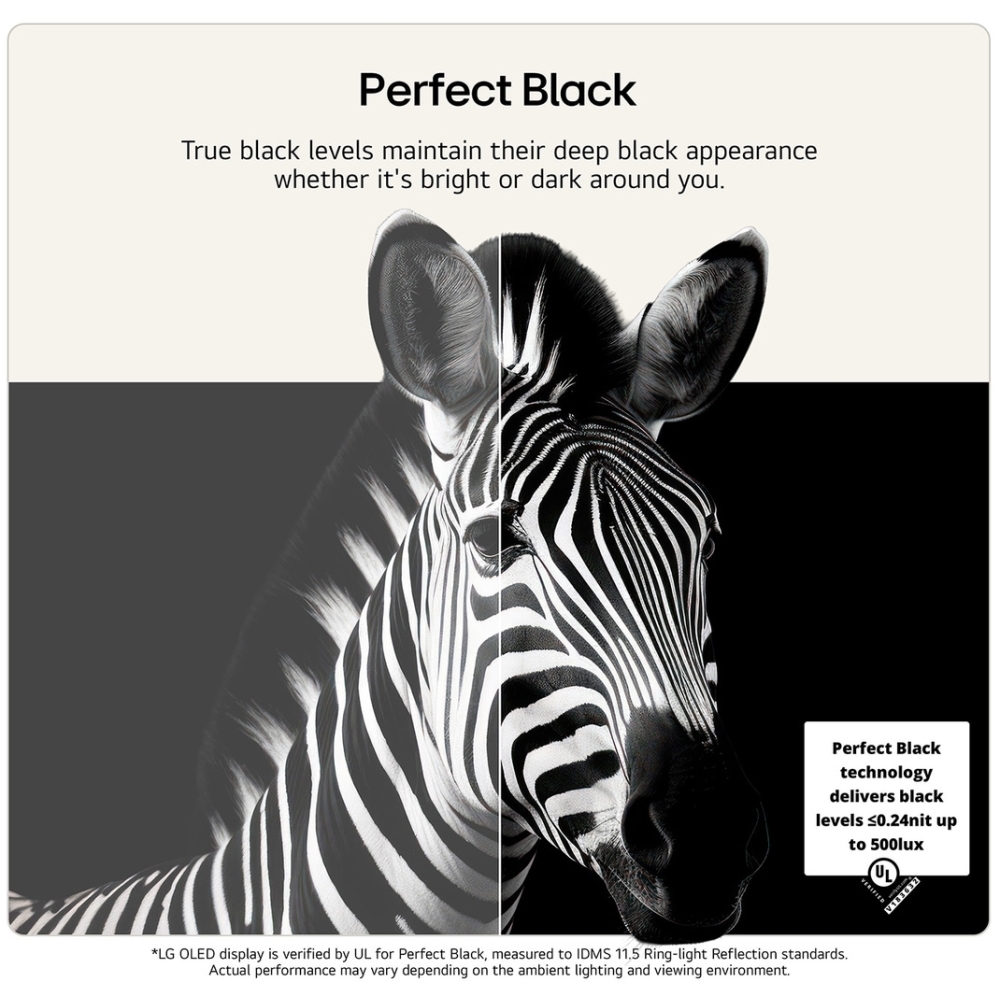 LG OLED83C66LB.AEK 83" OLED evo Smart Television, 4K Ultra HD, Black, D Rated